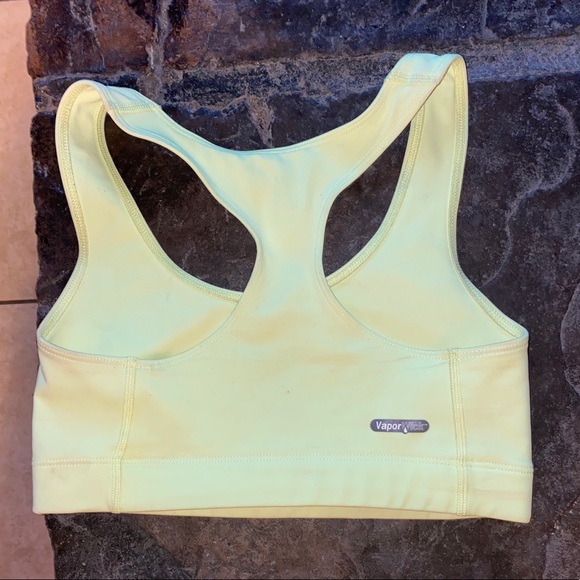 Cute Neon Yellow North Face Sports Bra XS - Picture 2 of 2